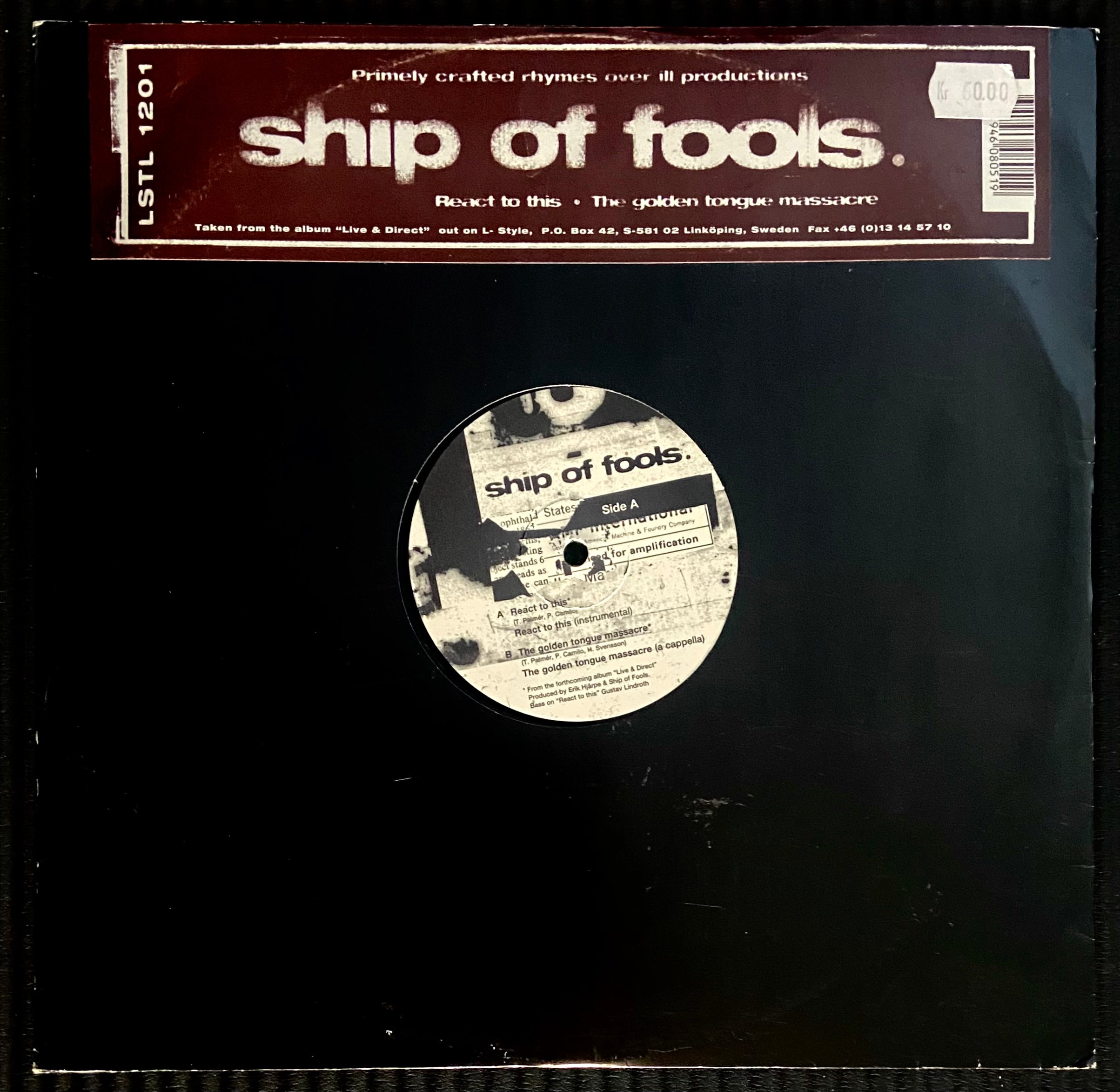 Ship Of Fools - React To This/The Golden Tongue Massacre (Singel, 1997)